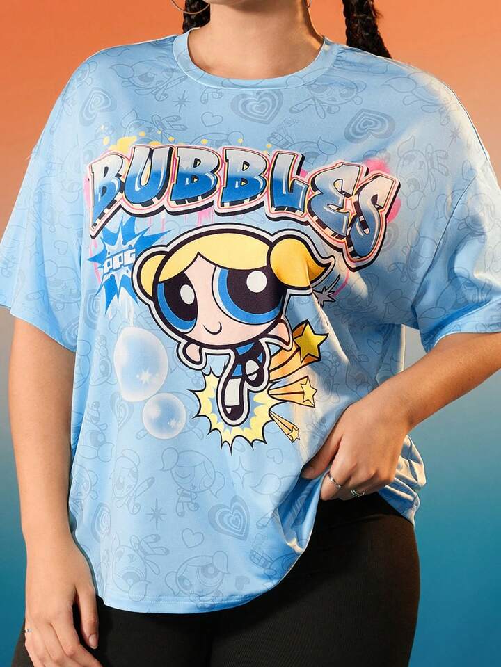 Cool Bubbles Oversized Tee