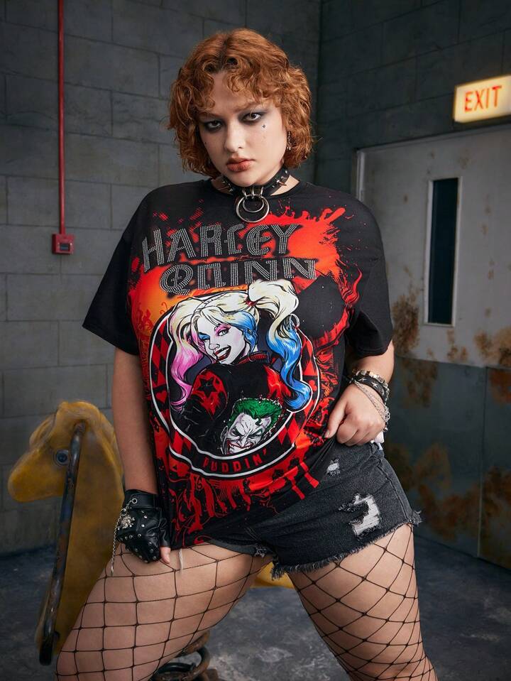 Hot Harley Queen Oversized Tee