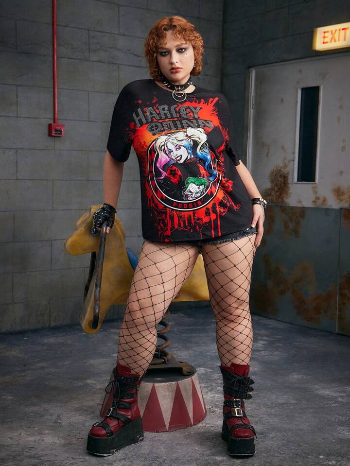 Hot Harley Queen Oversized Tee