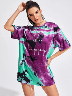 Be Happy Oversized Tee