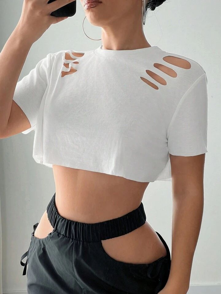 Cool Cuts Crop Top